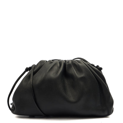 Bottega Veneta Cross Body The Pouch - Mini in Black, Leather — Front View