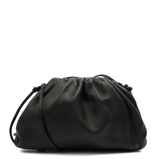 Bottega Veneta Cross Body The Pouch - Mini in Black, Leather — Front View