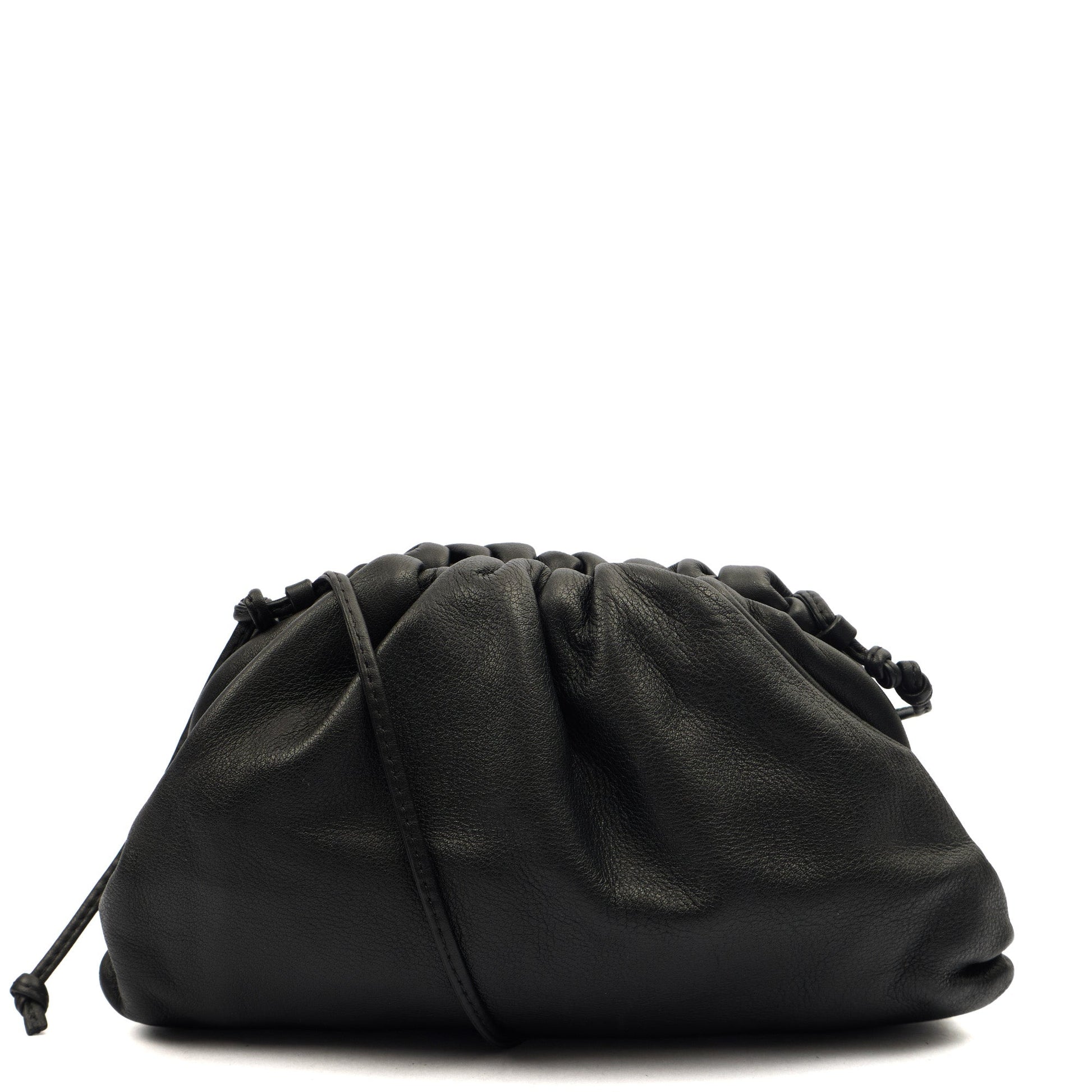 Bottega Veneta Cross Body The Pouch - Mini in Black, Leather — Back View
