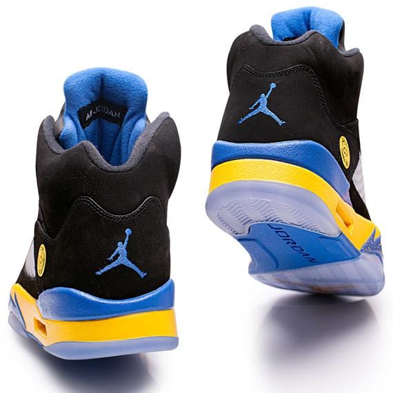 AIR JORDAN 5 - SHANGHAI SHEN — UK 3 | EU 35.5 | US 3.5 — Top View