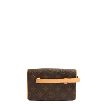 Louis Vuitton Shoulder Bag Pochette Florentine in Monogram, Canvas — Back View