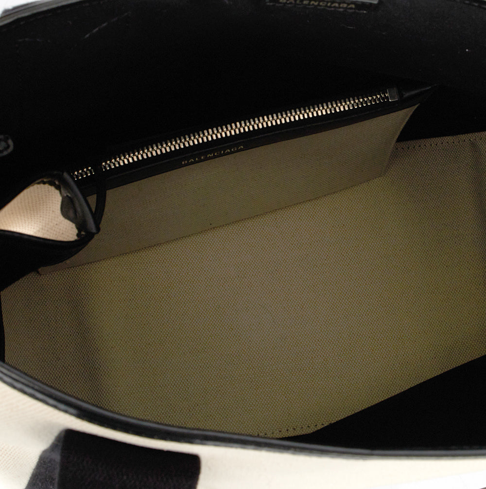 Balenciaga Cabas  in Neutral, Fabric — Alternate View 32