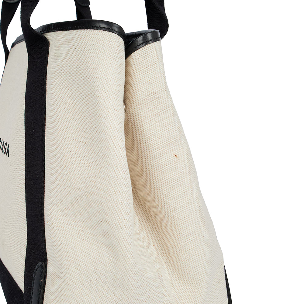 Balenciaga Cabas  in Neutral, Fabric — Alternate View 9