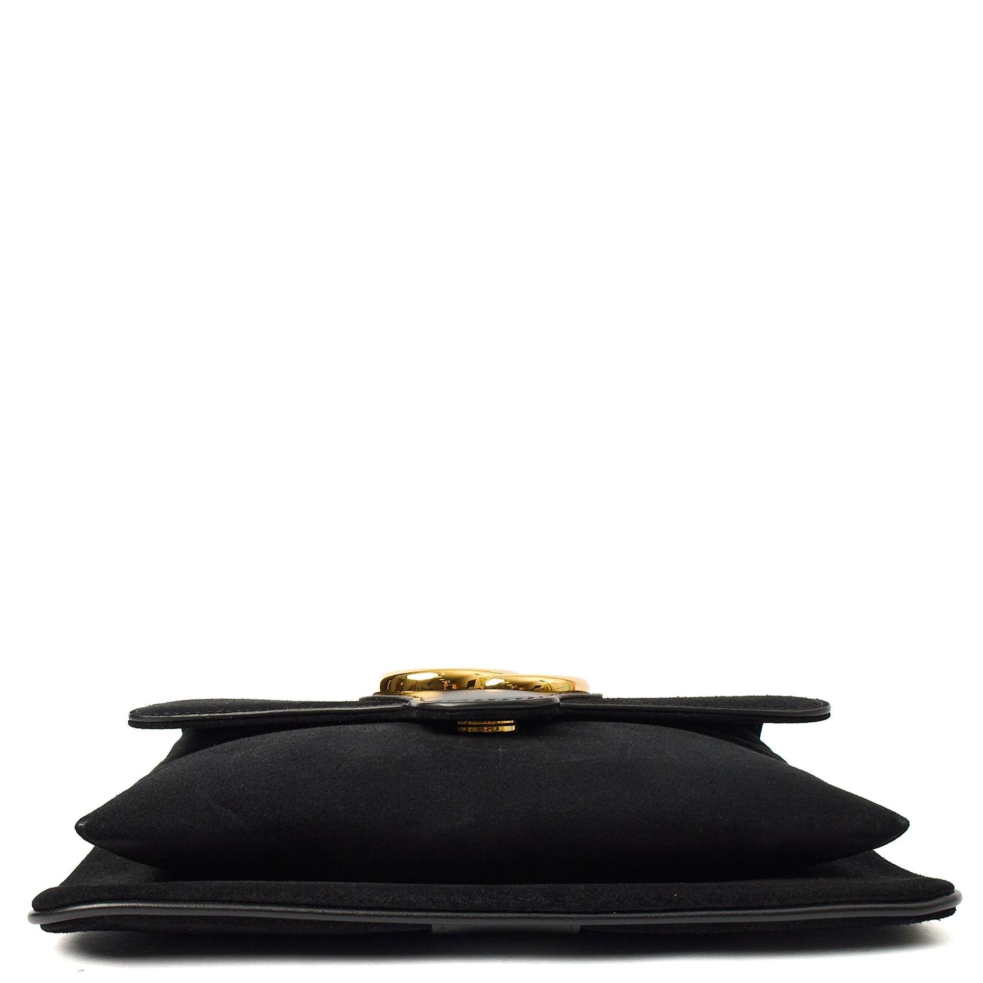 Gucci Cross Body Arli in Black, Suede — Detail View