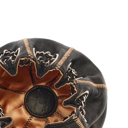 Chanel Mini Bag Bucket Bag in Black, Lambskin Leather — Alternate View 8