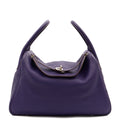 Hermes Lindy 34 in Iris, Togo Leather — Front View