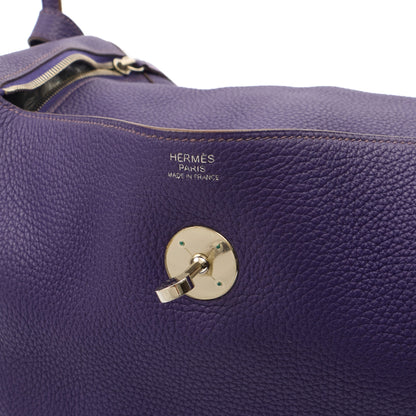 Hermes Lindy 34 in Iris, Togo Leather — Alternate View 29