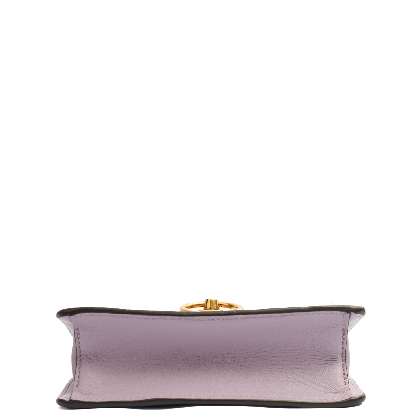 Mulberry Top Handle Harlow Small in Purple, Leather — Detail View