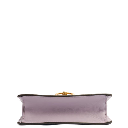 Mulberry Top Handle Harlow Small in Purple, Leather — Detail View