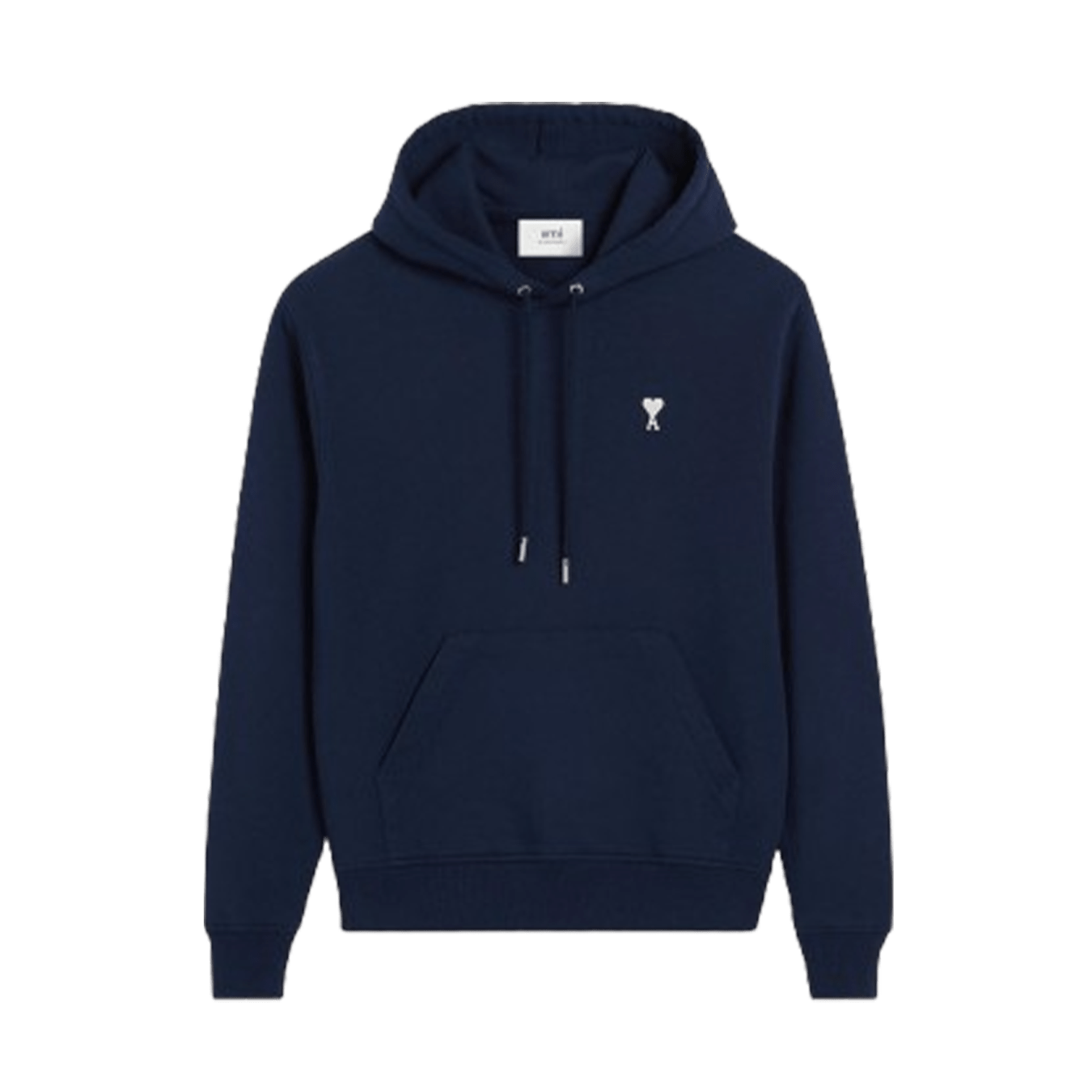 Ami Paris Hoodie 'Navy' — XXS — Front View