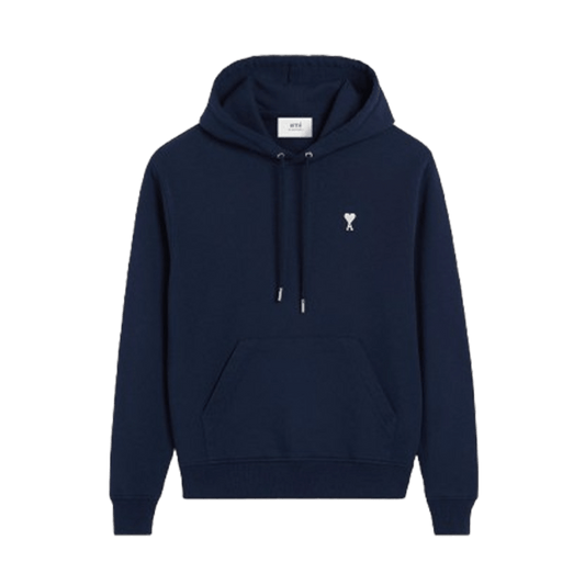 Ami Paris Hoodie 'Navy' — XXS — Front View