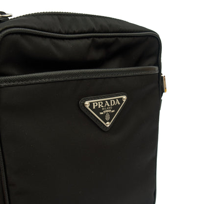 Prada Cross Body Nylon Cross Body Bag in Black, Nylon — Alternate View 19