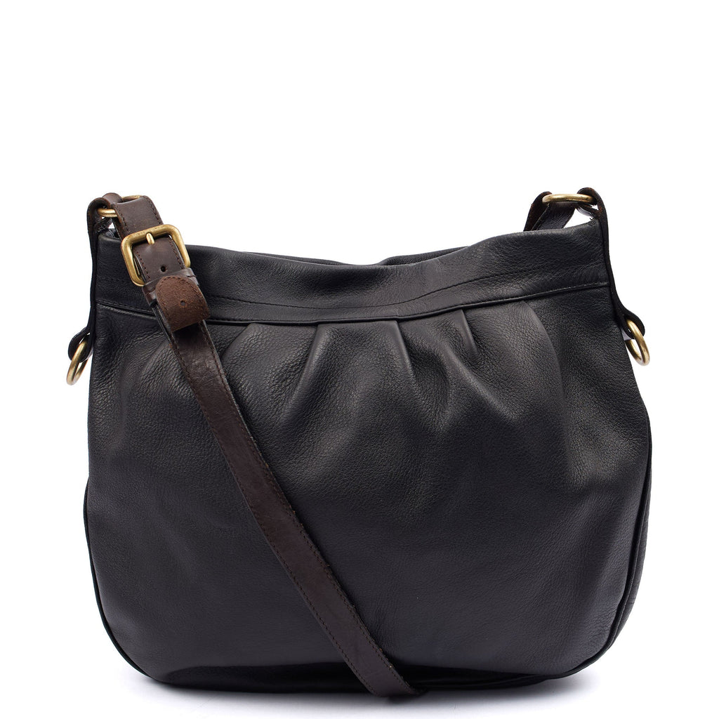 Mulberry Tote Mitzy Tote in Black, Calfskin Leather — Back View