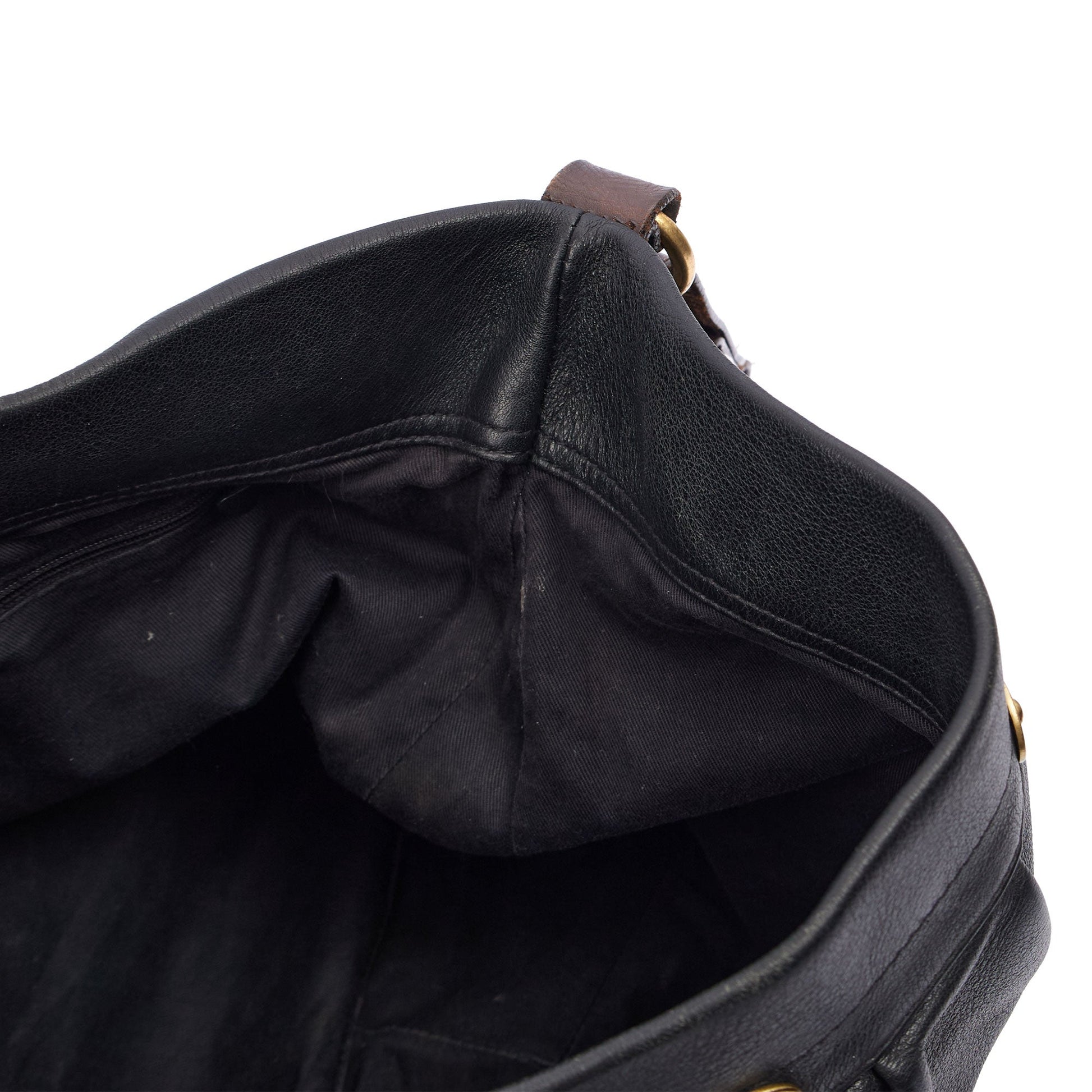 Mulberry Tote Mitzy Tote in Black, Calfskin Leather — Alternate View 11