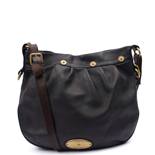 Mulberry Tote Mitzy Tote in Black, Calfskin Leather — Front View