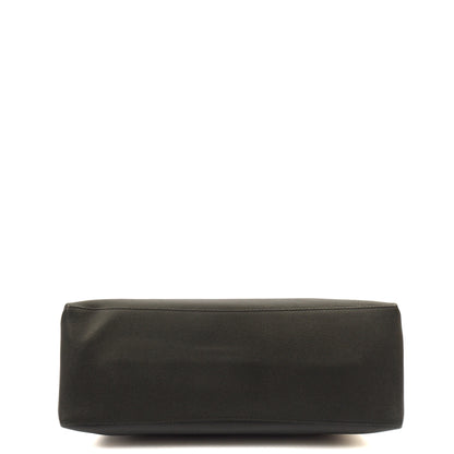 Louis Vuitton Tote Lockme Tote PM in Black, Calfskin Leather — Top View