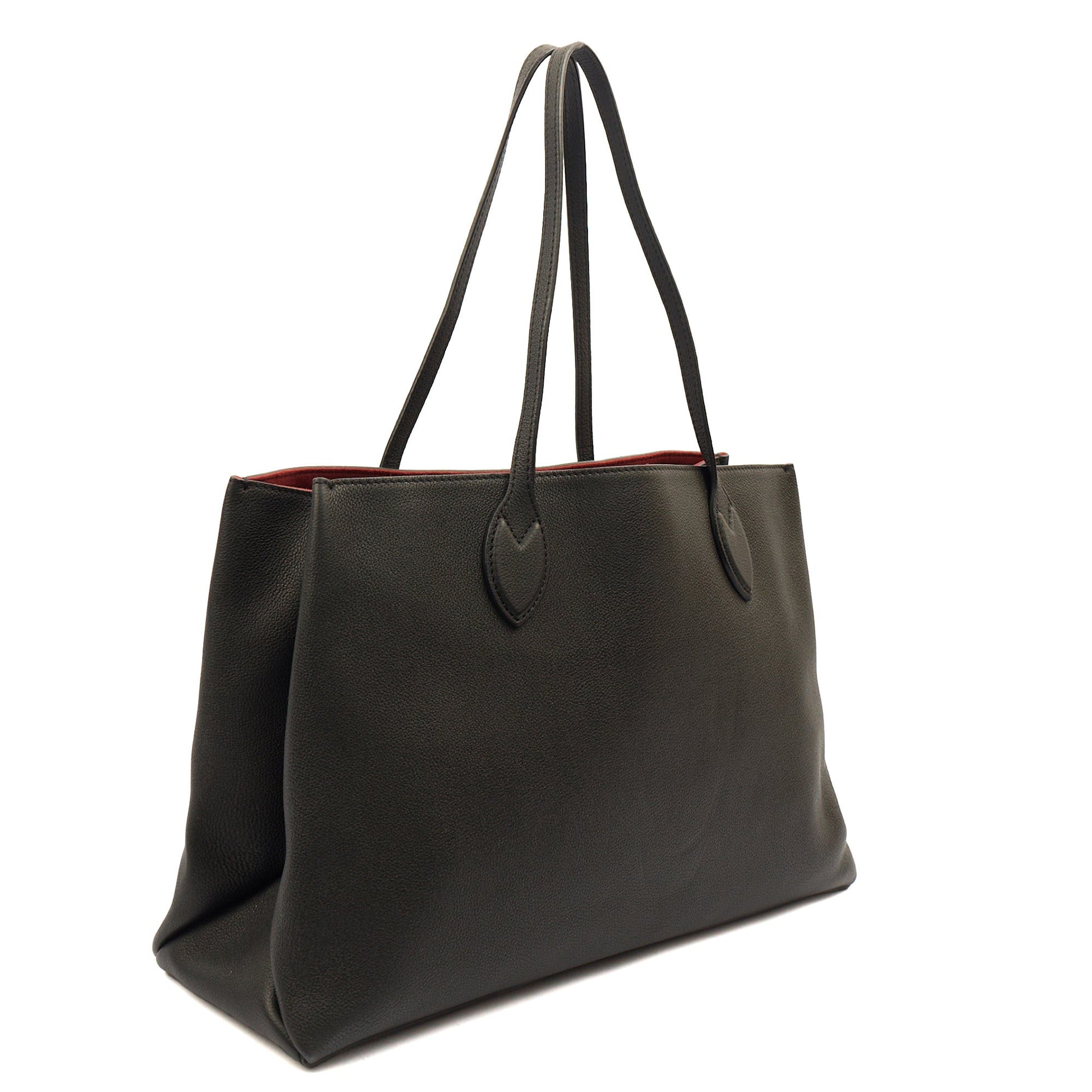 Louis Vuitton Tote Lockme Tote PM in Black, Calfskin Leather — Alternate View 8