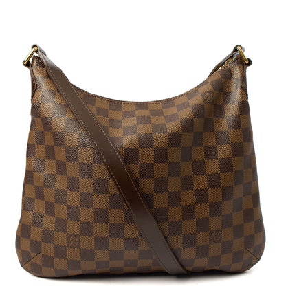 Louis Vuitton Cross Body Bloomsbury in Damier Ebene, Leather — Top View
