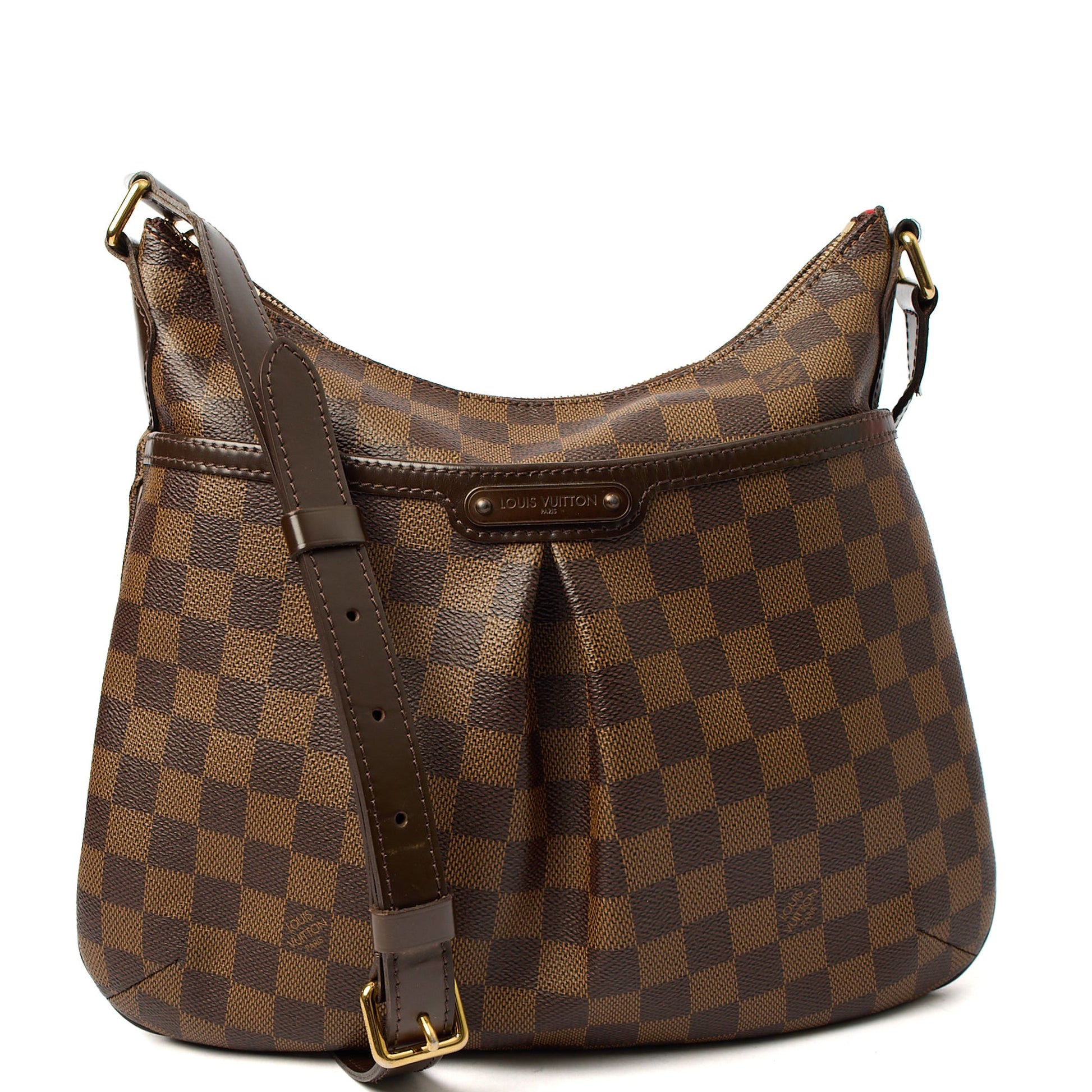 Louis Vuitton Cross Body Bloomsbury in Damier Ebene, Leather — Front View
