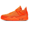 Air Jordan 4 Flyknit 'Total Orange' — UK 3 | EU 35.5 | US 3.5 — Front View
