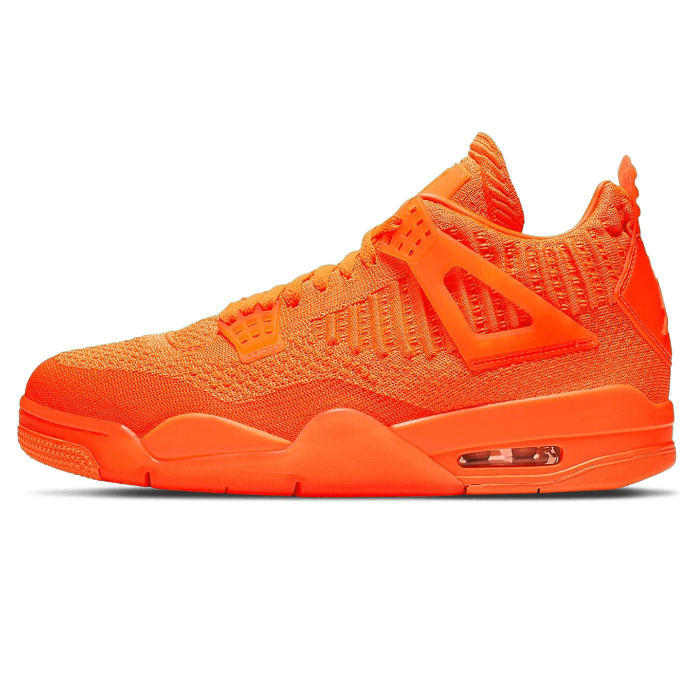 Air Jordan 4 Flyknit 'Total Orange' — UK 3 | EU 35.5 | US 3.5 — Front View