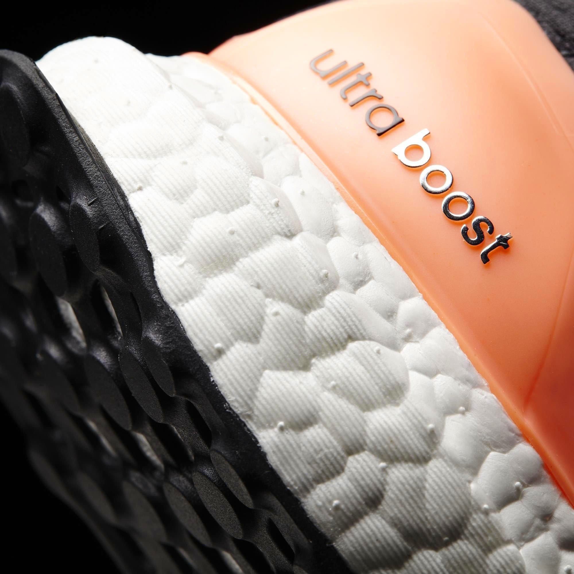 Adidas Womens Ultra Boost - Sun Glow-Solid Grey-Purple Glow — UK 3.5 | EU 36 | US 4 — Detail View
