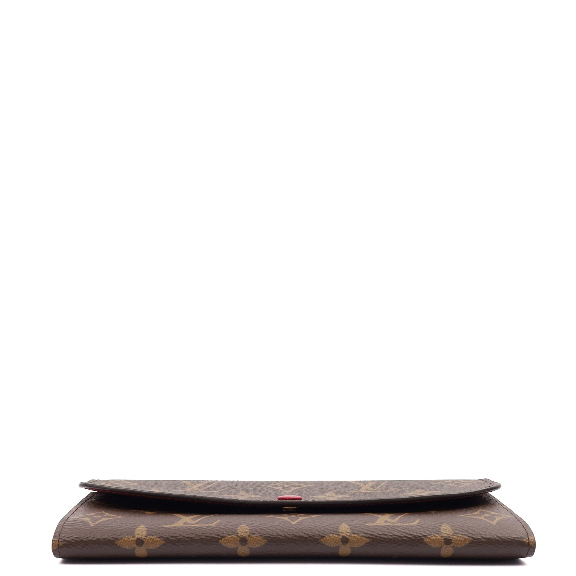Louis Vuitton Purse Emilie Wallet in Monogram, Canvas — Top View