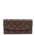 Louis Vuitton Purse Emilie Wallet in Monogram, Canvas — Front View