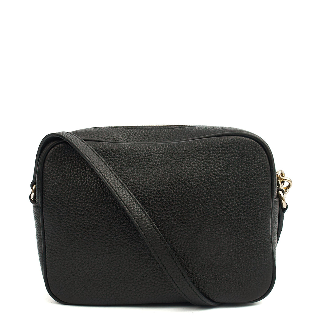 Gucci Cross Body Soho  Disco Bag - Small in Black, Leather — Back View