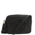 Gucci Cross Body Soho  Disco Bag - Small in Black, Leather — Front View