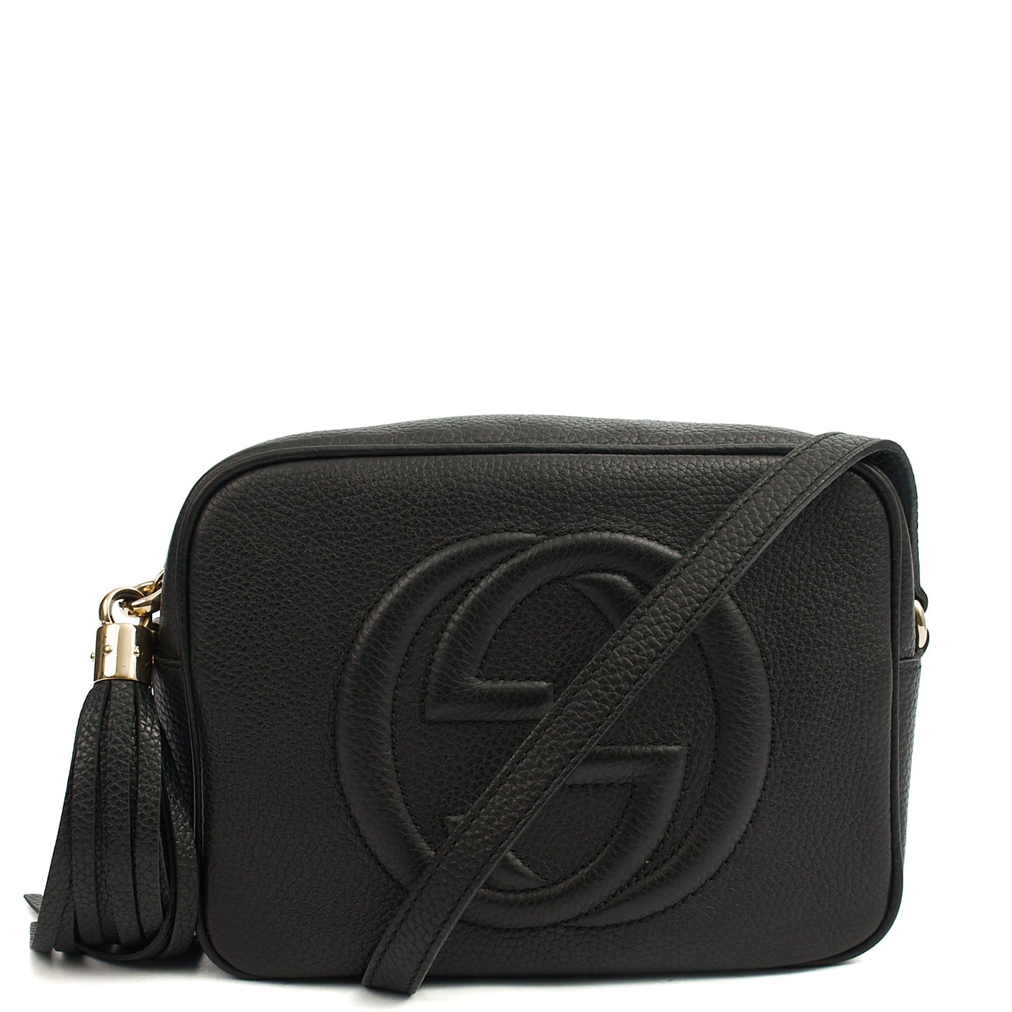 Gucci Cross Body Soho  Disco Bag - Small in Black, Leather — Alternate View 7