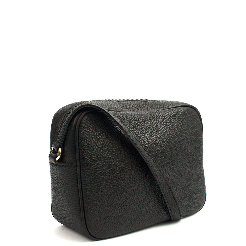 Gucci Cross Body Soho  Disco Bag - Small in Black, Leather — Side View
