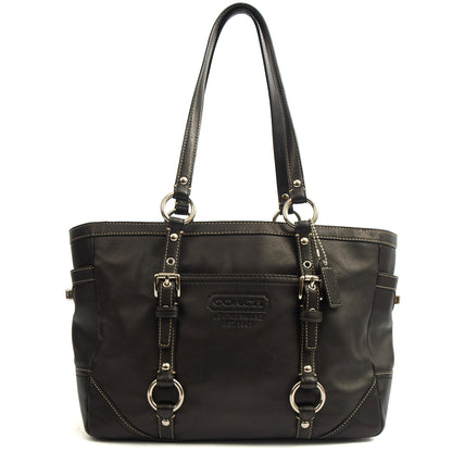 Coach Tote Gallery Tote in Black, Leather — Alternate View 7