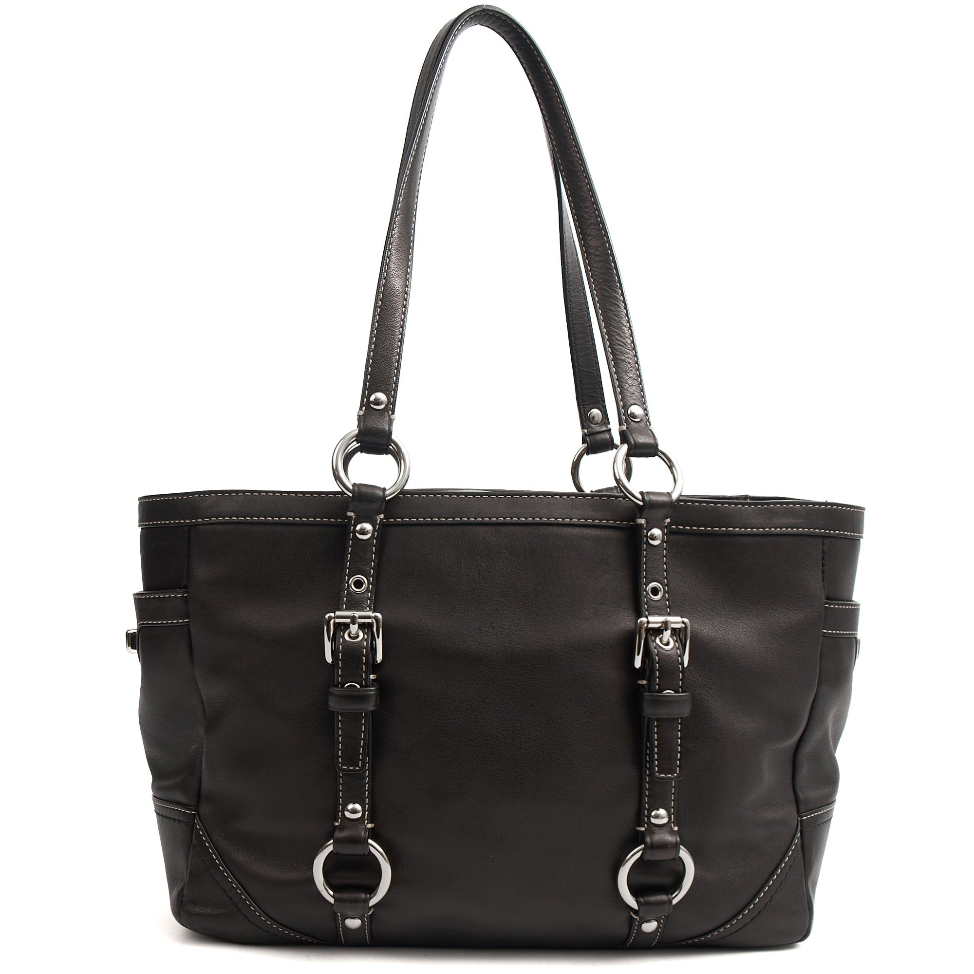 Coach Tote Gallery Tote in Black, Leather — Alternate View 15