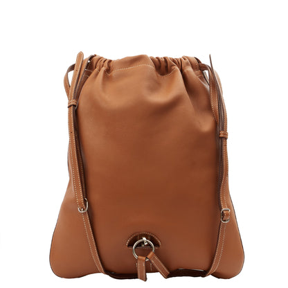 Hermes Sac a Dos Bridado in Gold, Evercolour — Alternate View 12