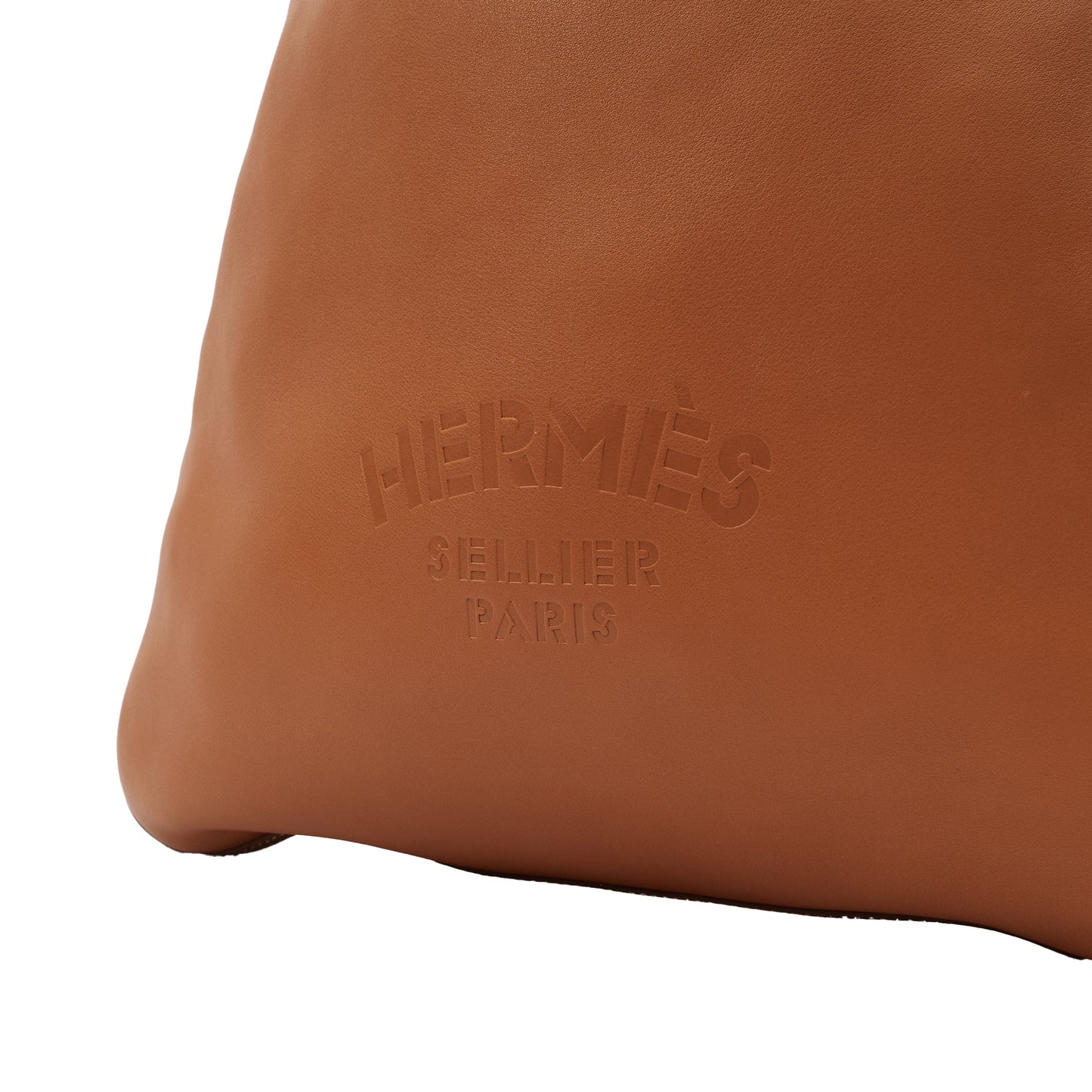 Hermes Sac a Dos Bridado in Gold, Evercolour — Lifestyle View
