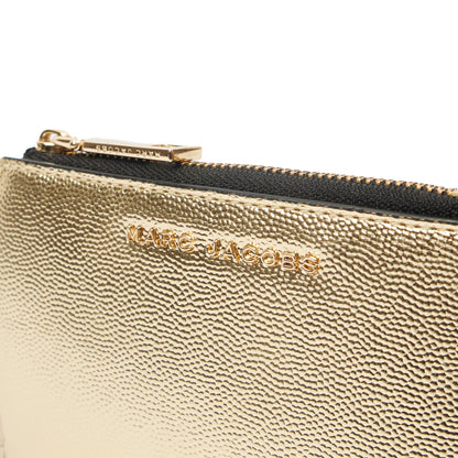Marc Jacobs Purse Classic Wallet in Metallic, Leather — Lifestyle View