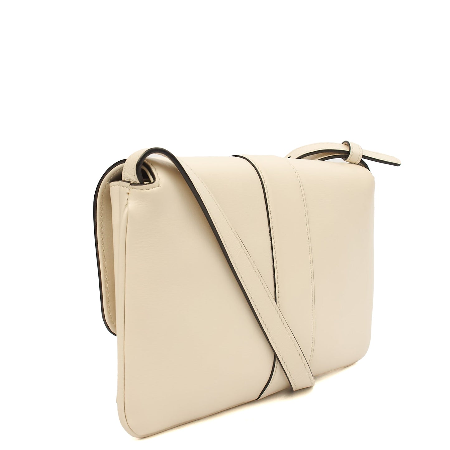 Gucci Cross Body Arli in Cream, Leather — Side View