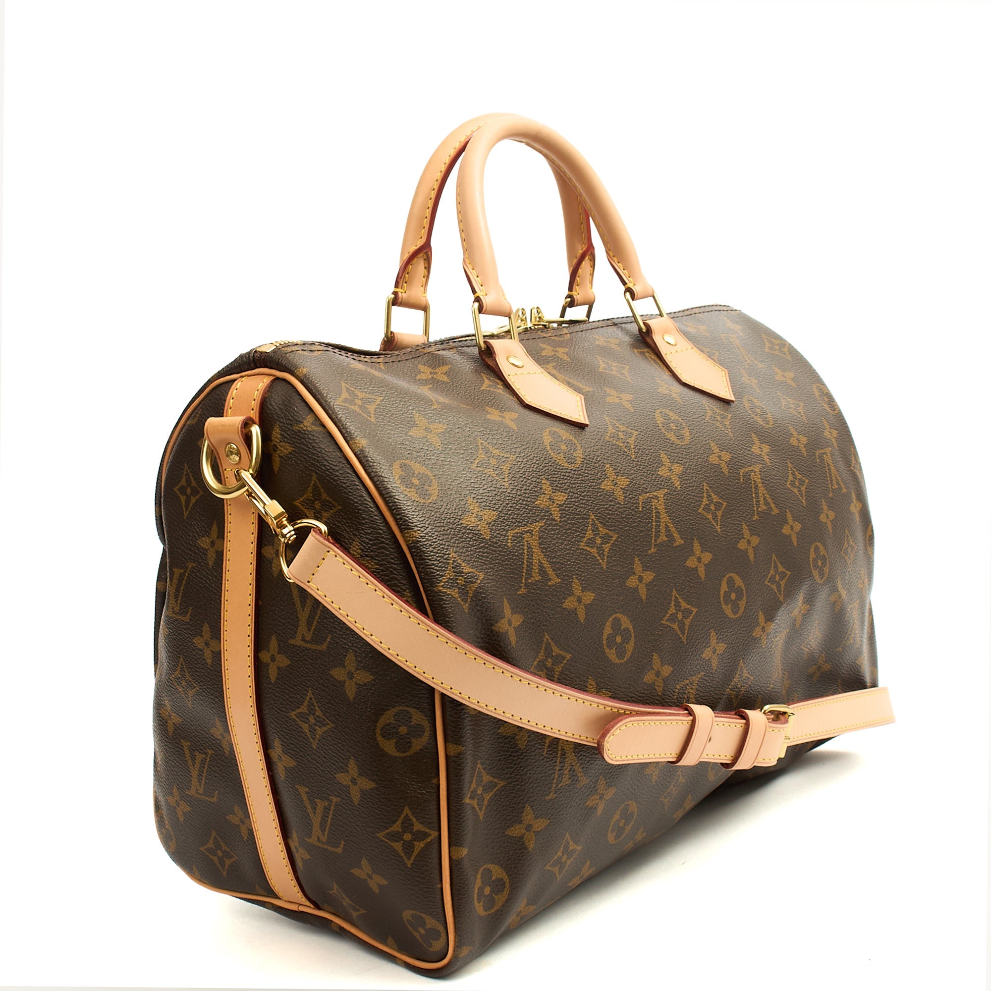 Louis Vuitton Top Handle Speedy Bandouliere 35 in Monogram, Canvas — Alternate View 14