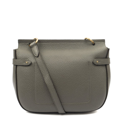 Mulberry Cross Body Amberley in Grey, Calfskin Leather — Back View