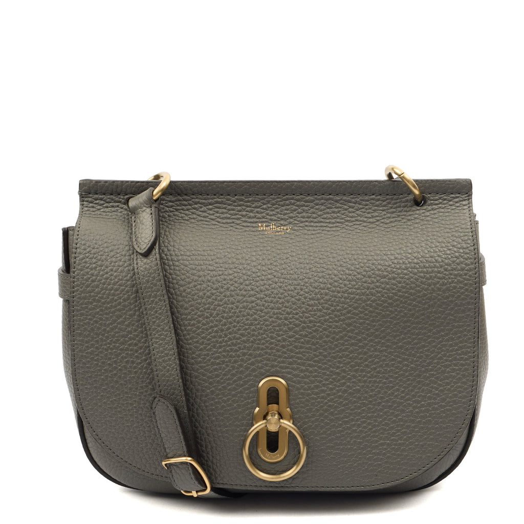 Mulberry Cross Body Amberley in Grey, Calfskin Leather — Front View