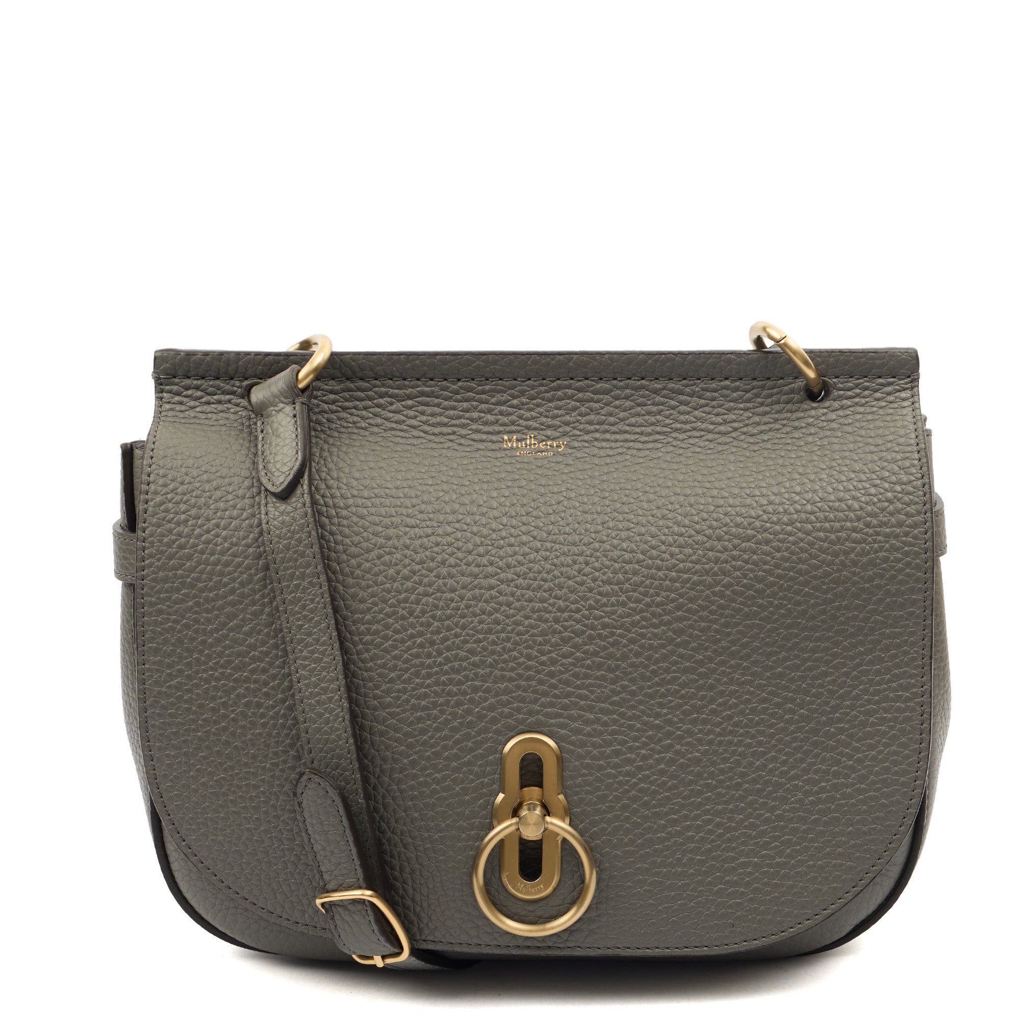 Mulberry Cross Body Amberley in Grey, Calfskin Leather — Alternate View 7