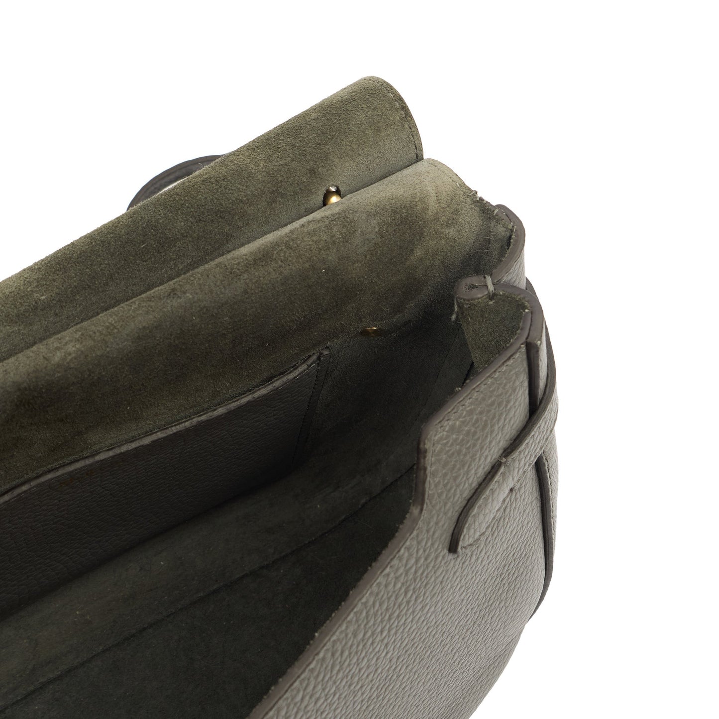 Mulberry Cross Body Amberley in Grey, Calfskin Leather — Detail View