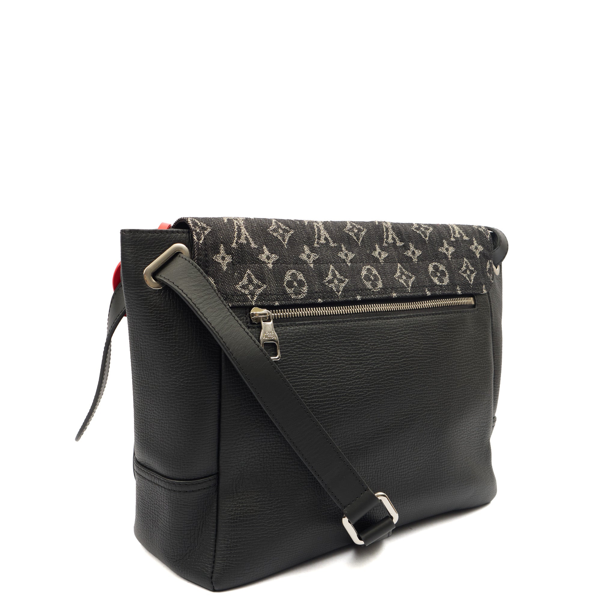Louis Vuitton Shoulder Bag Louis Vuitton x Nigo Besace Tokyo in Black, Taurillon Leather — Alternate View 9