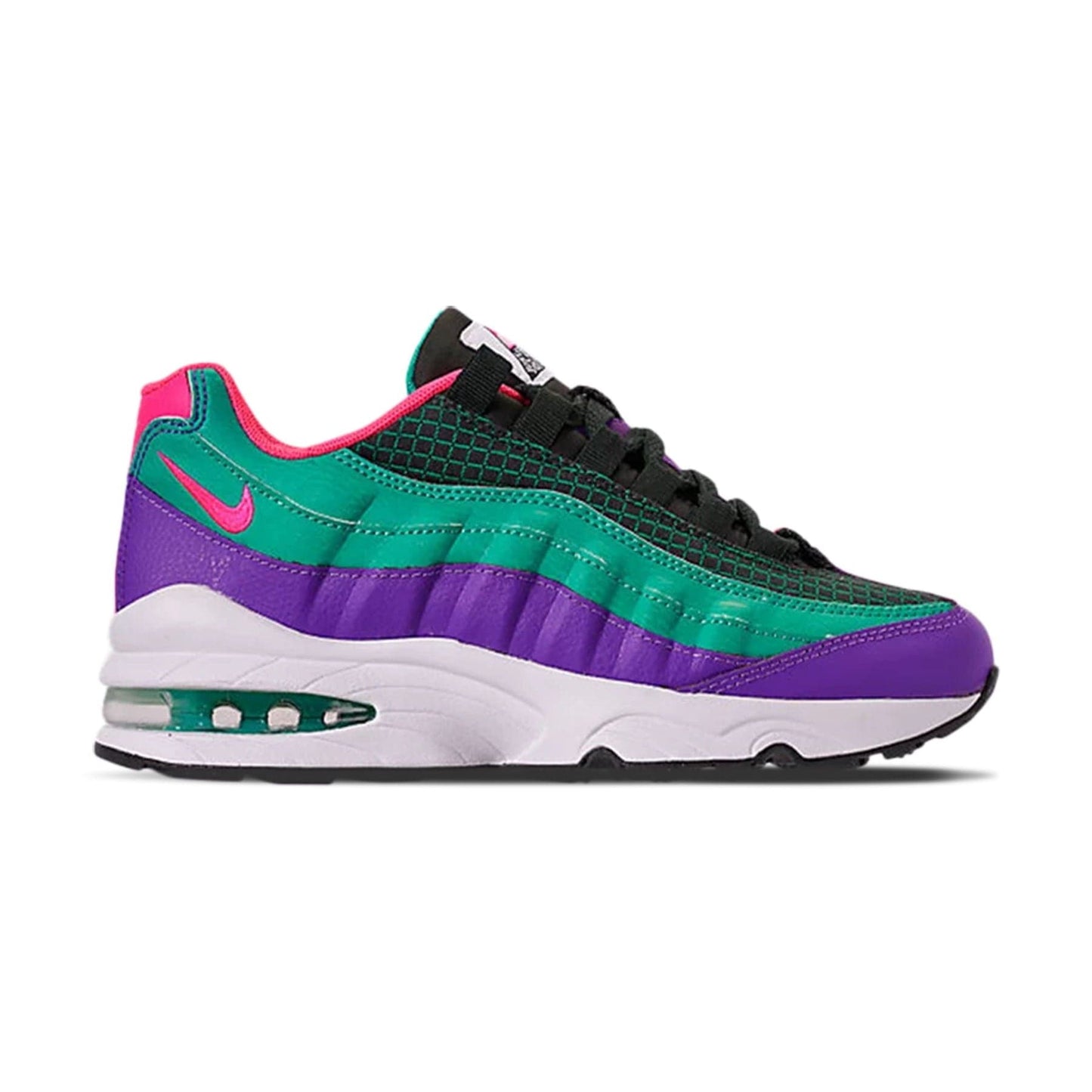 Air Max 95 Now GS 'Green Cabana' — UK 3 | EU 35.5 | US 3.5 — Side View