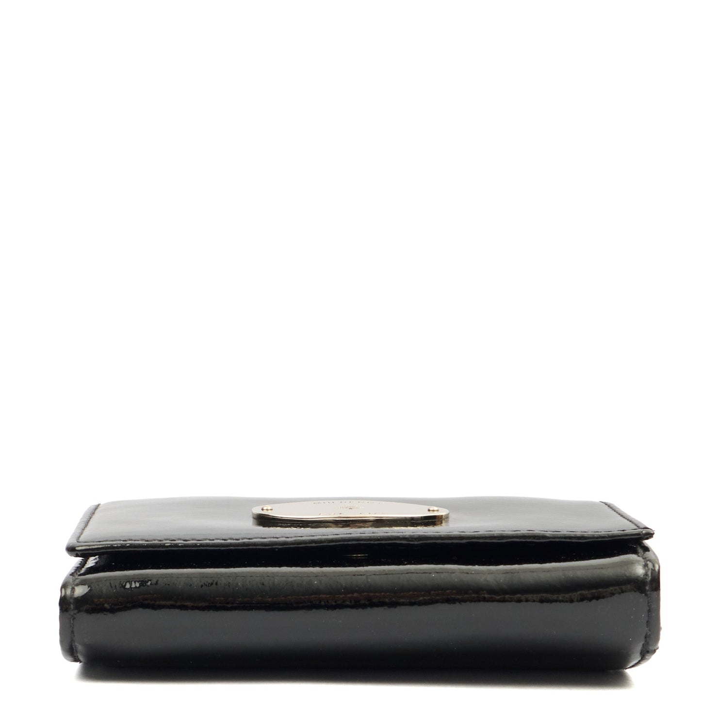 Mulberry Purse Blossom Purse in Black, Patent Leather — Top View