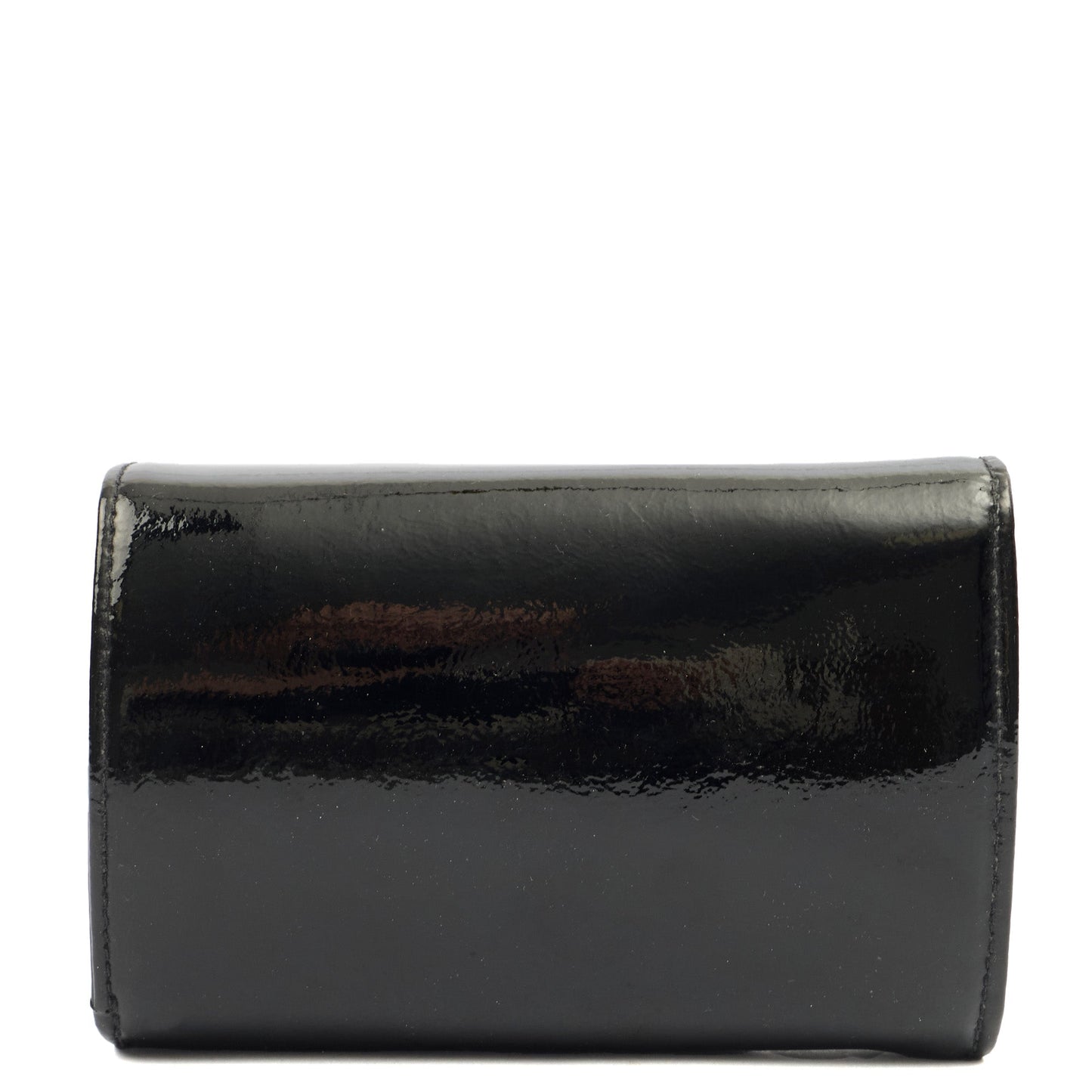 Mulberry Purse Blossom Purse in Black, Patent Leather — Back View
