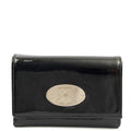 Mulberry Purse Blossom Purse in Black, Patent Leather — Front View