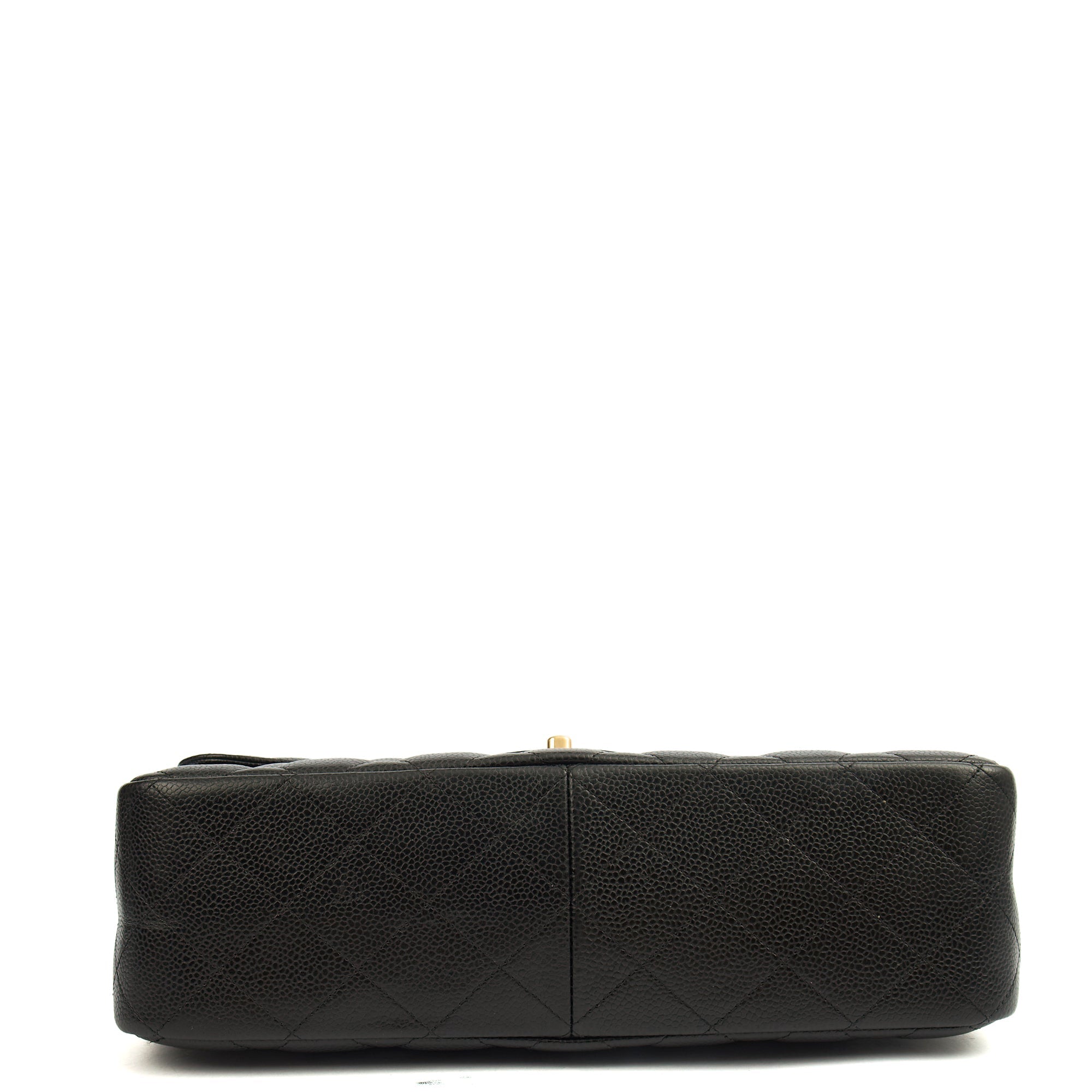 Chanel Shoulder Bag Classic Double Flap - Large in Black, Caviar Leather — Alternate View 16