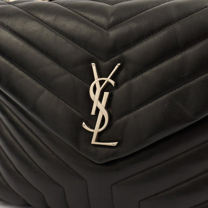 Saint Laurent Cross Body Lou Lou - Medium in Black, Leather — Alternate View 8